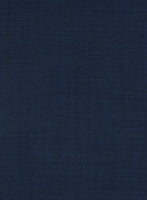 Fresco Mine Blue Wool Jacket - StudioSuits