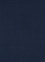 Fresco Mine Blue Wool Jacket - StudioSuits