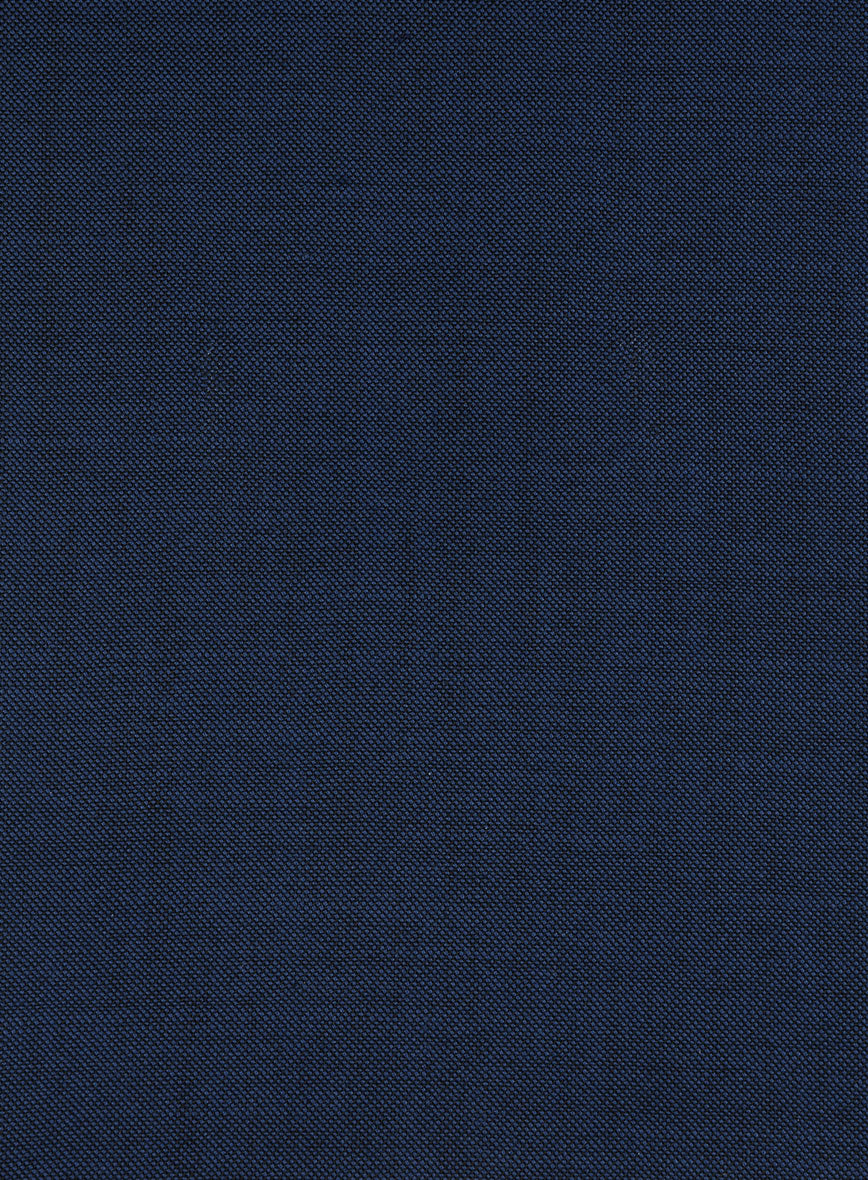 Fresco Mine Blue Wool Suit - StudioSuits