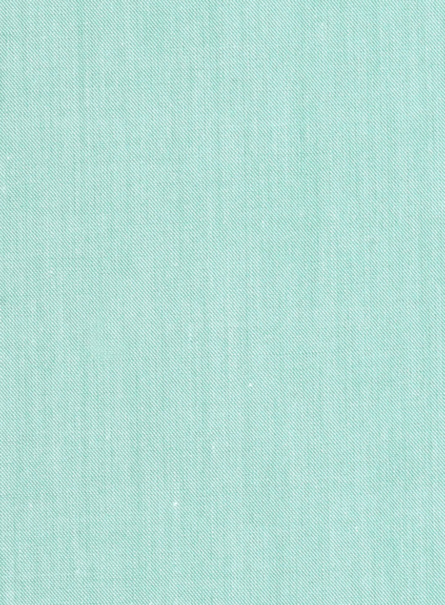 Fresh Aqua Cotton Shirt - StudioSuits