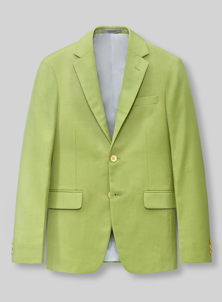 Muted Neon Green Suit - StudioSuits