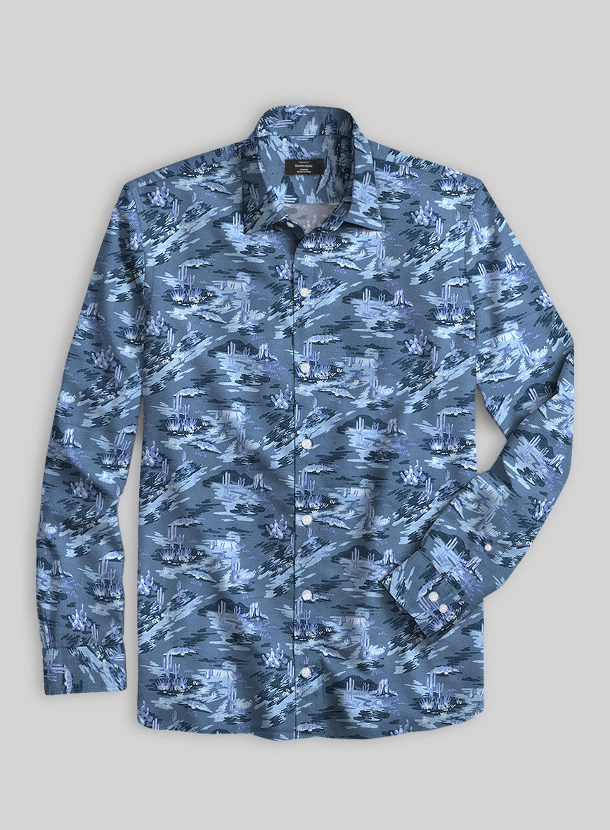 Frostbite Camo Organic Cotton Shirt - StudioSuits