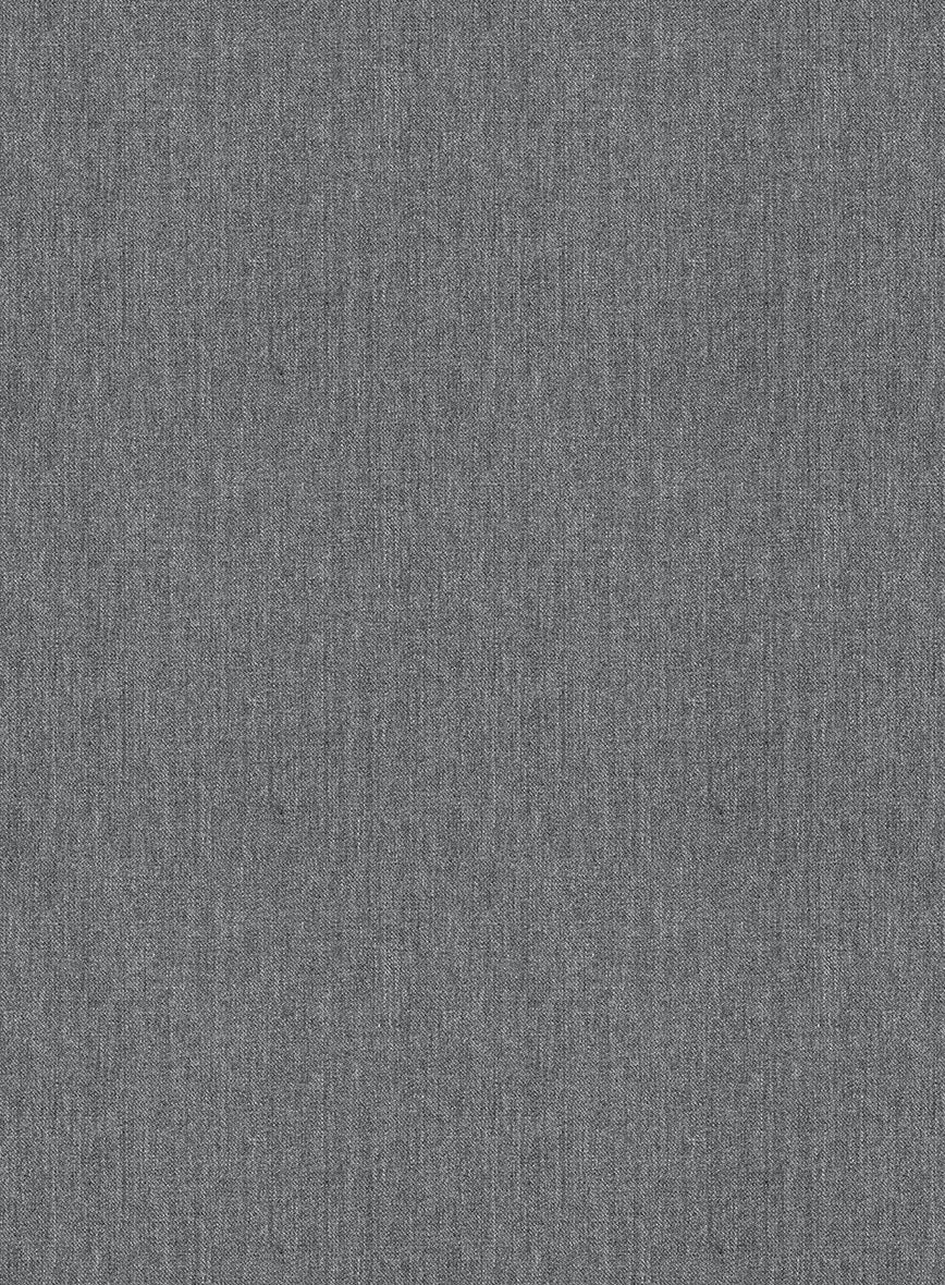 Frosted Mid Gray Terry Rayon Suit - StudioSuits