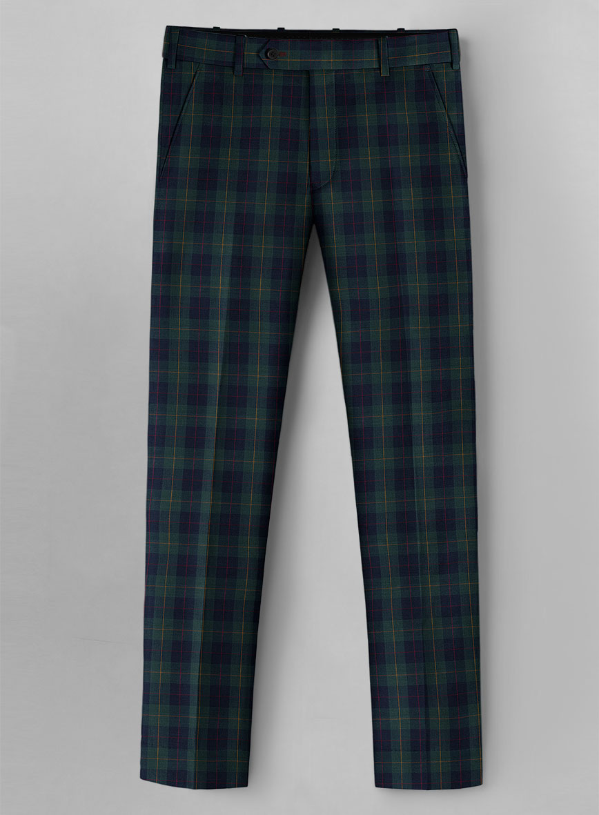 Frosted Forest Check Pants - StudioSuits