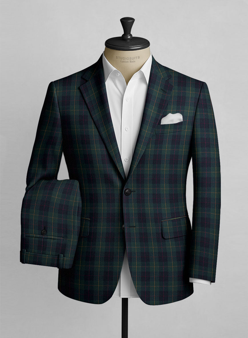 Frosted Forest Check Suit - StudioSuits