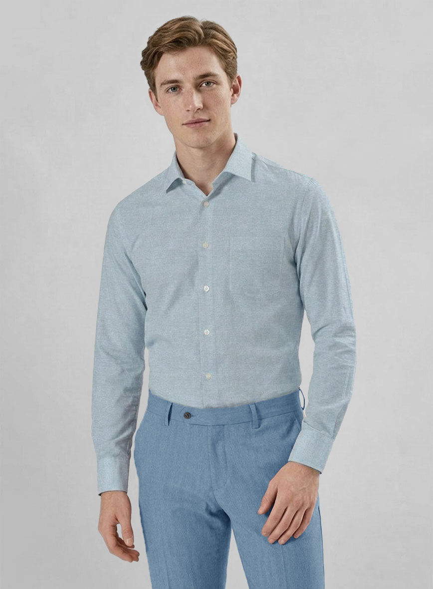 Frostline Dobby Cotton Shirt - StudioSuits