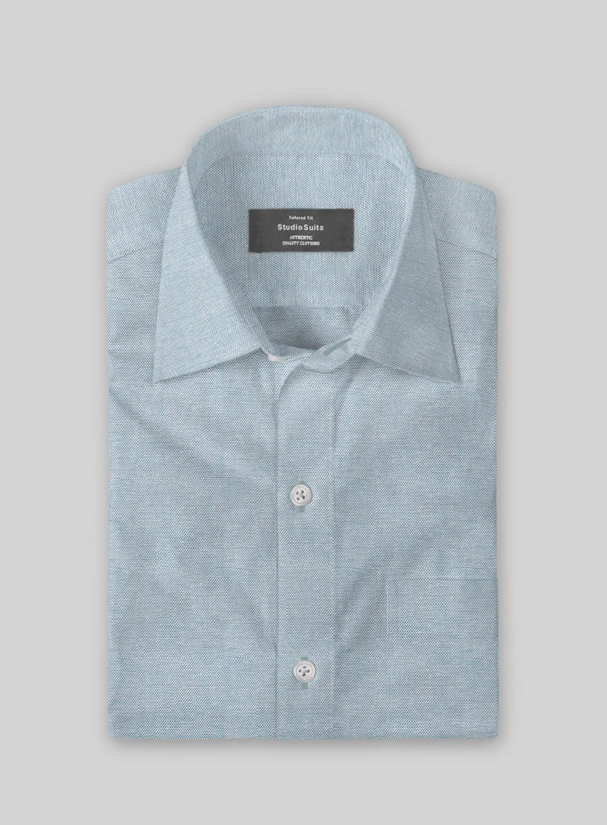 Frostline Dobby Cotton Shirt - StudioSuits