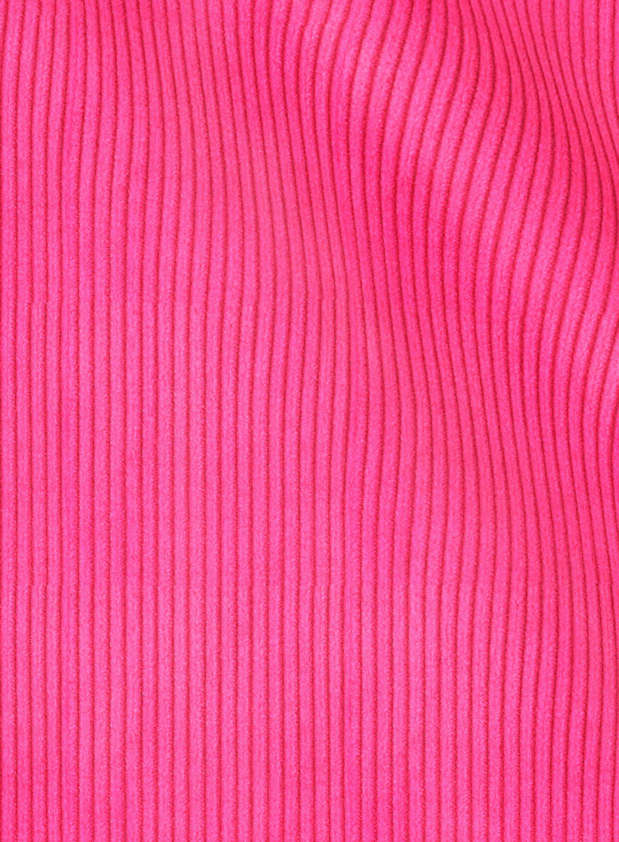 Fusica Pink Corduroy Pants - StudioSuits