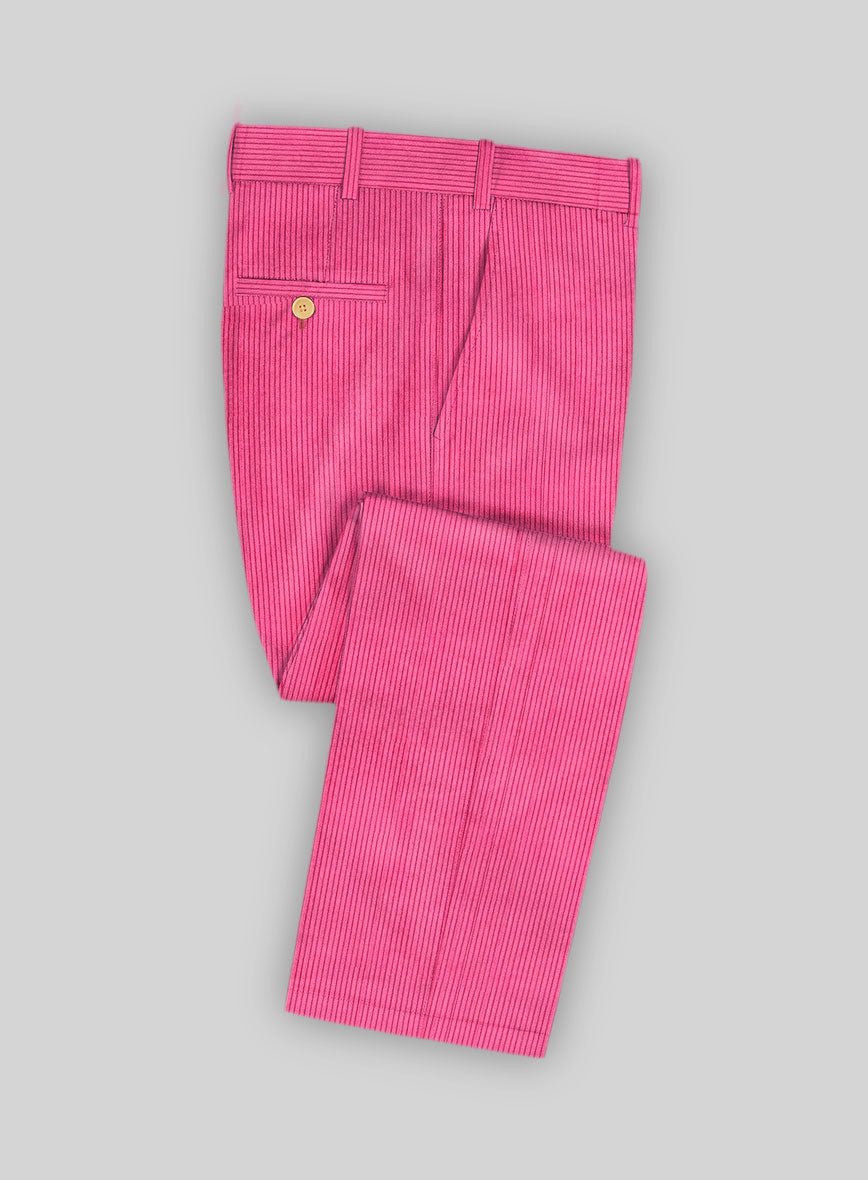 Fusica Pink Corduroy Suit - StudioSuits