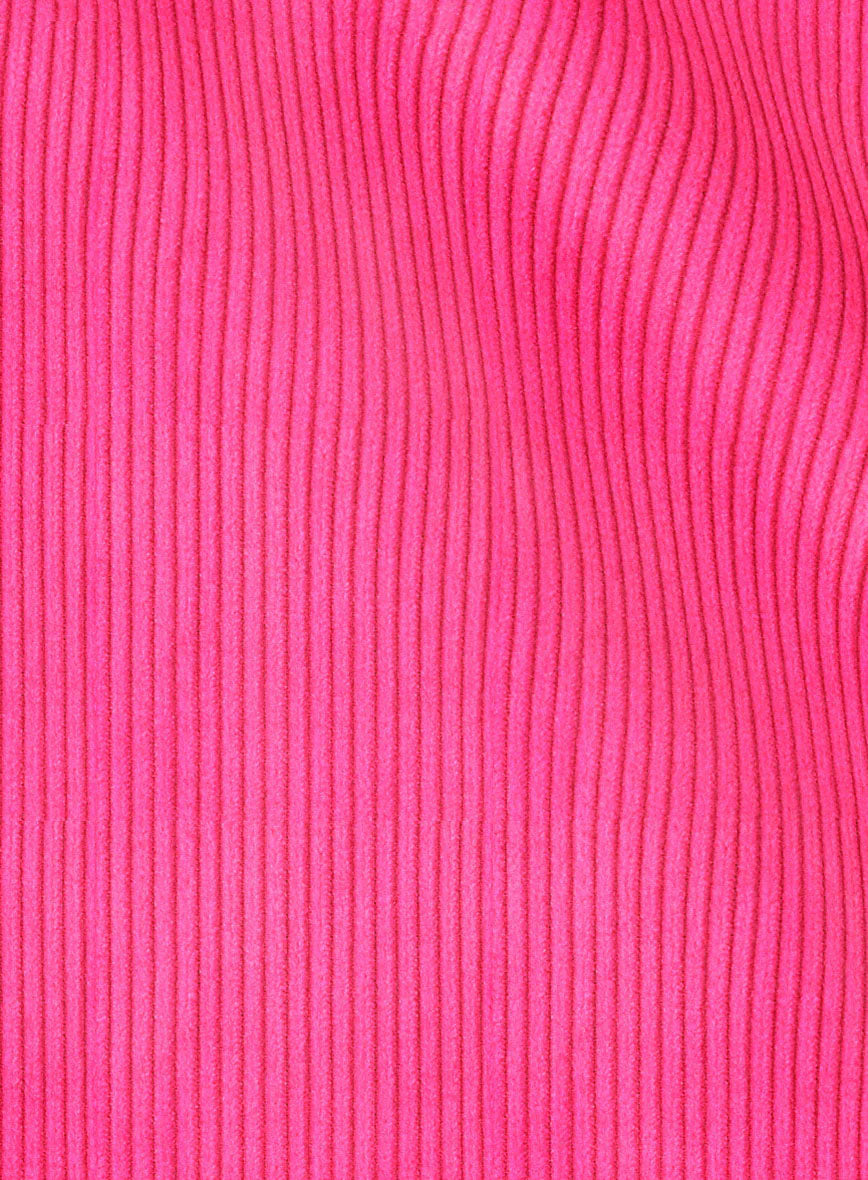 Fusica Pink Corduroy Pants - StudioSuits