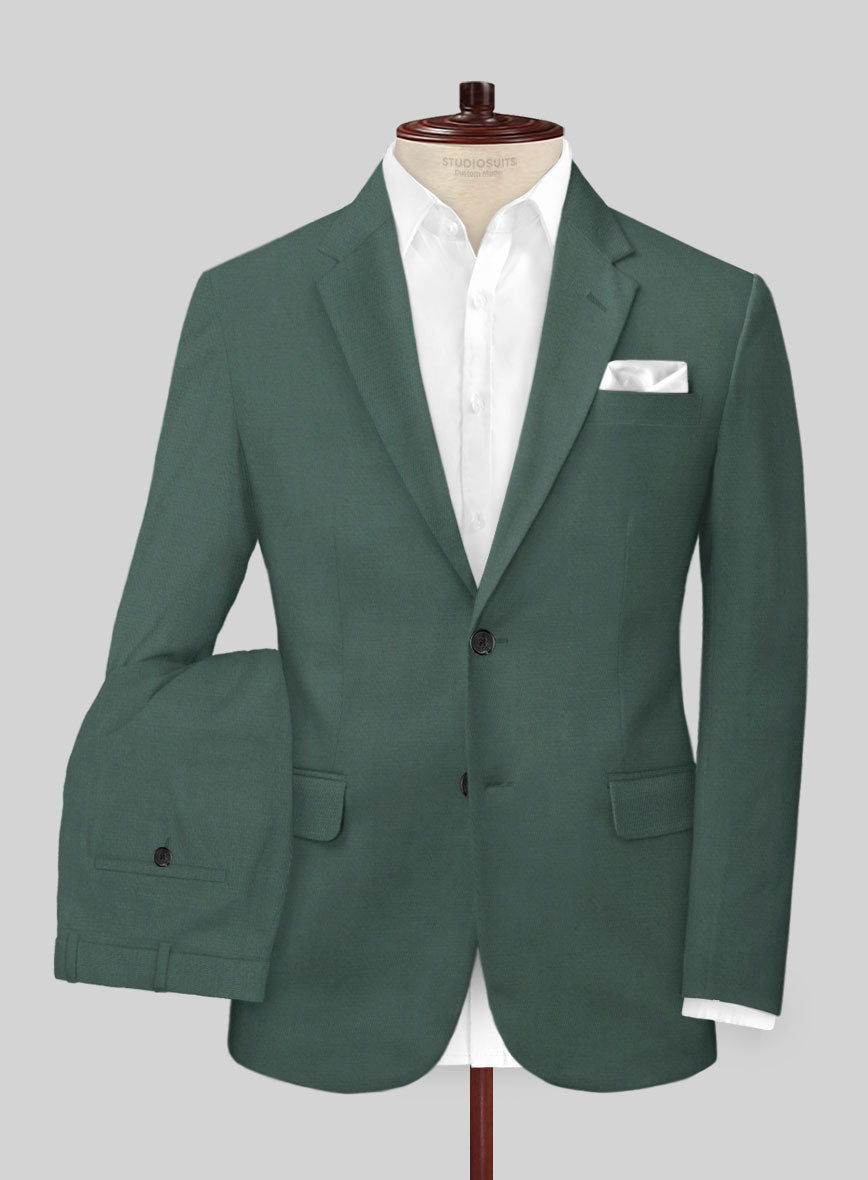 Gallo Green Stretch Chino Suit - StudioSuits