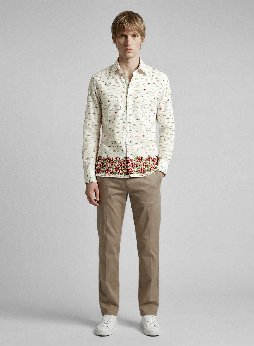 Garden Muse Cotton Shirt - StudioSuits
