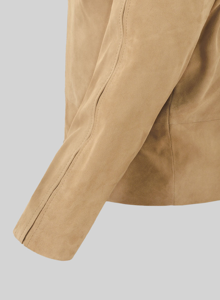 Gearshift Tan Leather Jacket - StudioSuits