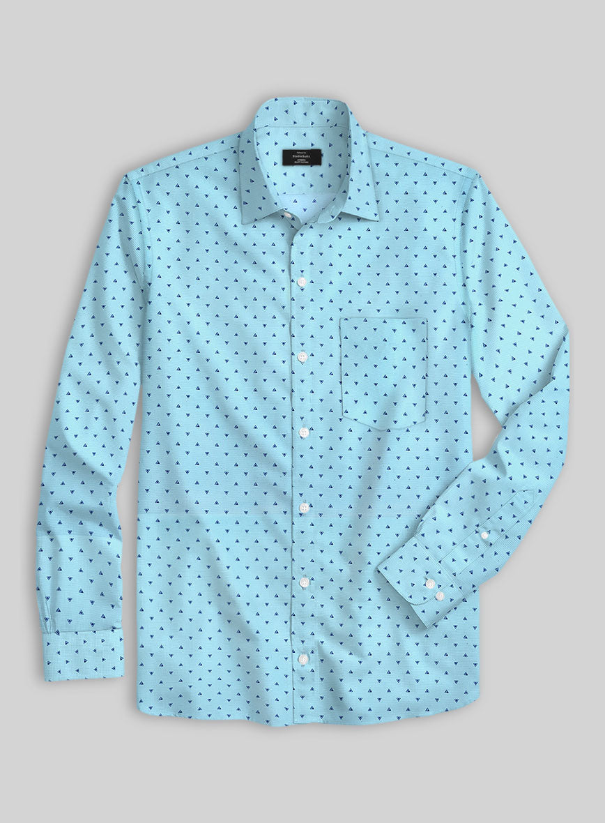 Geo Drift Cotton Shirt - StudioSuits