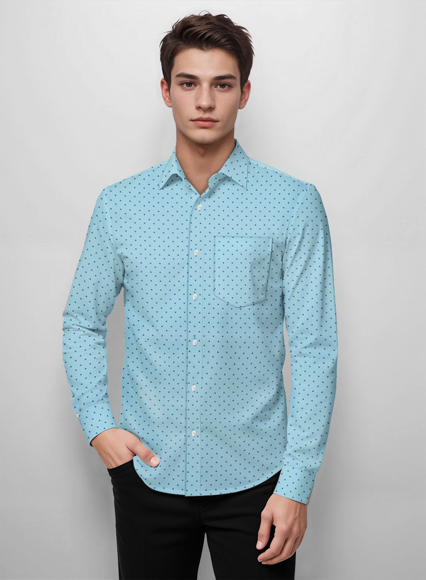 Geo Drift Cotton Shirt - StudioSuits
