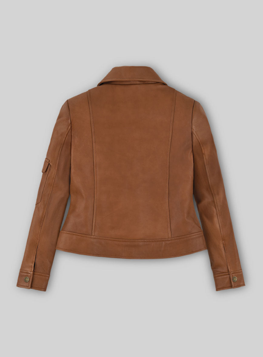 Women's Gigi Hadid Leather Jacket - StudioSuits