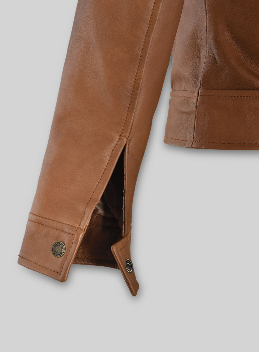 Women's Gigi Hadid Leather Jacket - StudioSuits