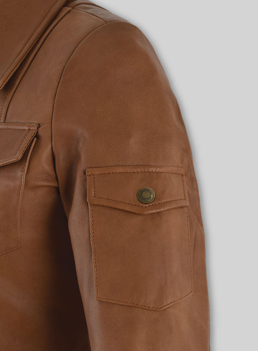 Women's Gigi Hadid Leather Jacket - StudioSuits