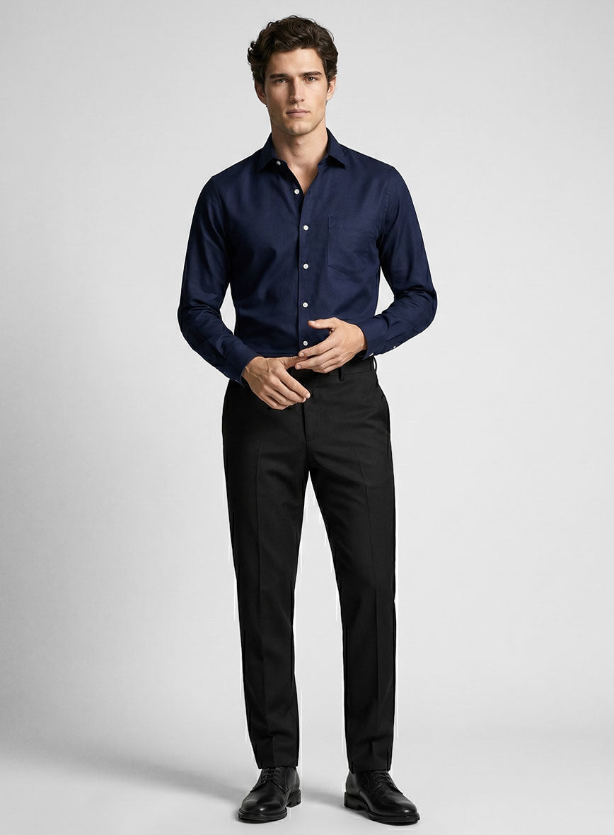 Giza Air Blue Cotton Shirt - StudioSuits