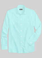 Giza Aqua Cotton Shirt - StudioSuits
