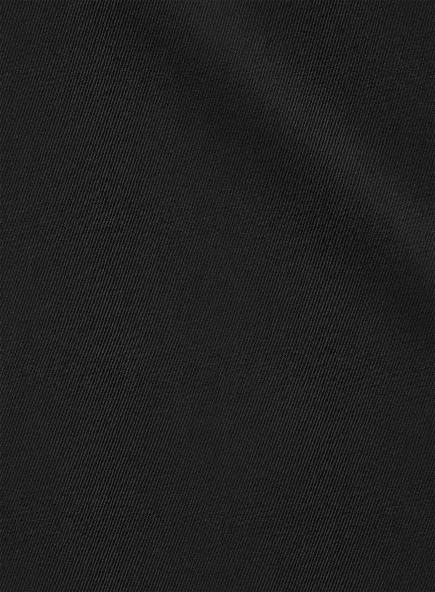 Giza Black Cotton Shirt - StudioSuits