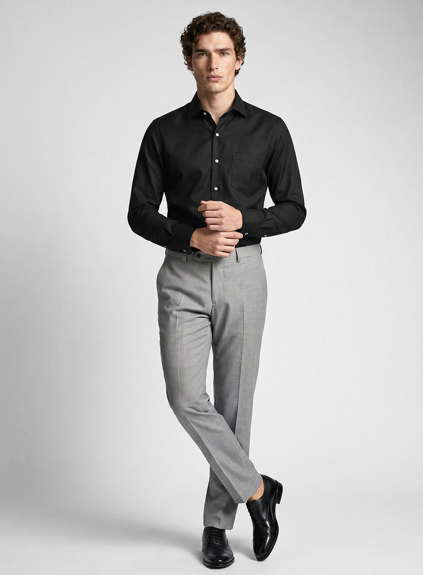 Giza Black Cotton Shirt