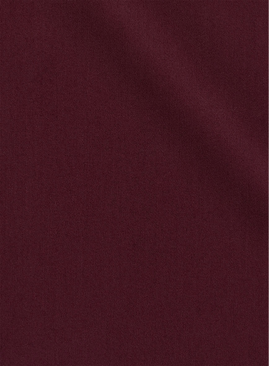 Giza Burgundy Cotton Shirt - StudioSuits