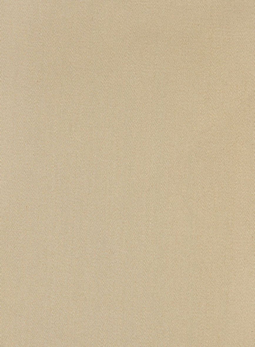 Giza Khaki Cotton Shirt - StudioSuits