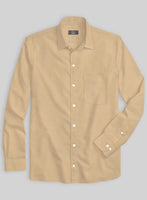 Giza Khaki Cotton Shirt - StudioSuits