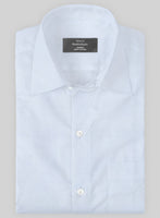 Giza Light Blue Cotton Shirt - StudioSuits