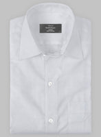 Giza Light Gray Cotton Shirt - StudioSuits