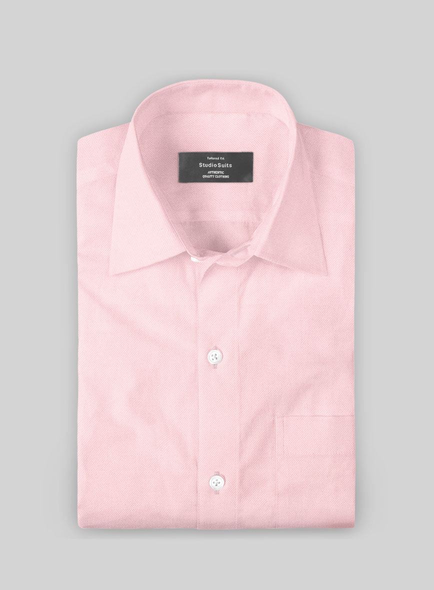 Giza Light Pink Cotton Shirt - StudioSuits