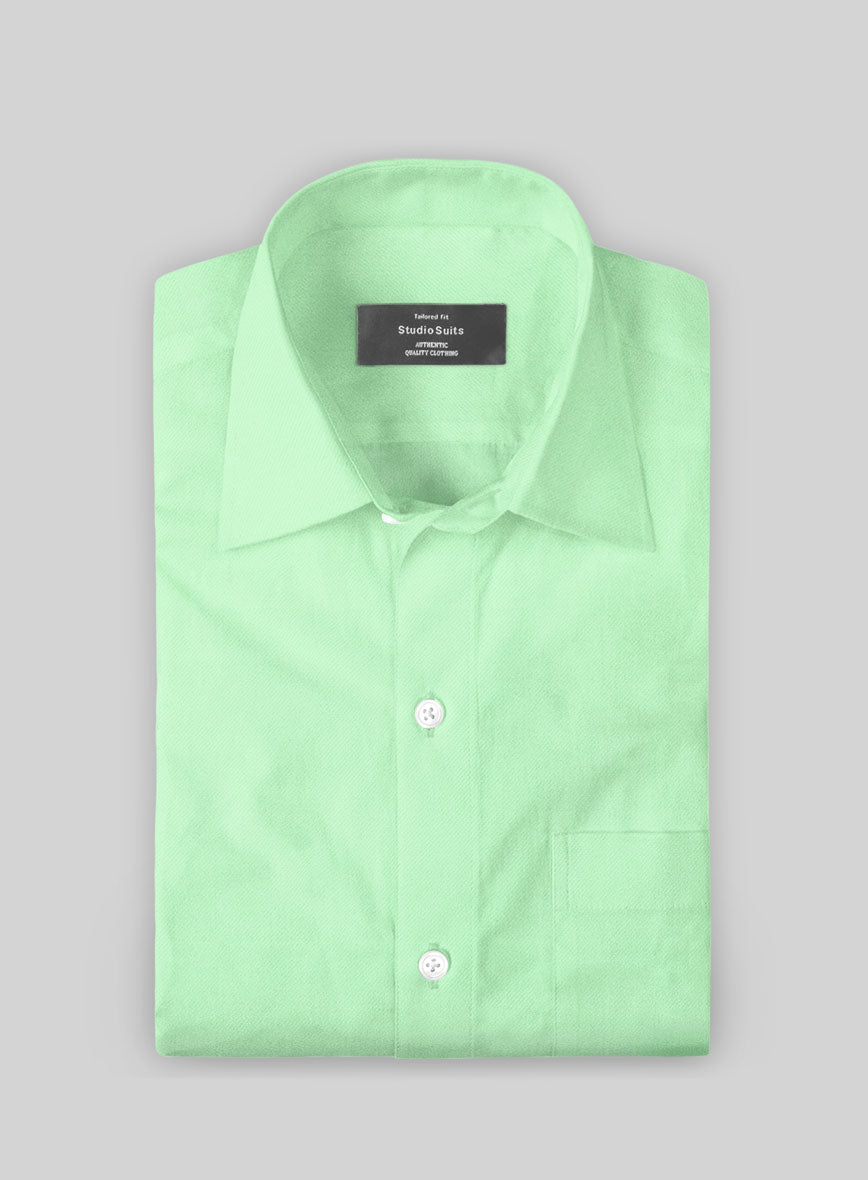 Giza Mint Green Cotton Shirt - StudioSuits