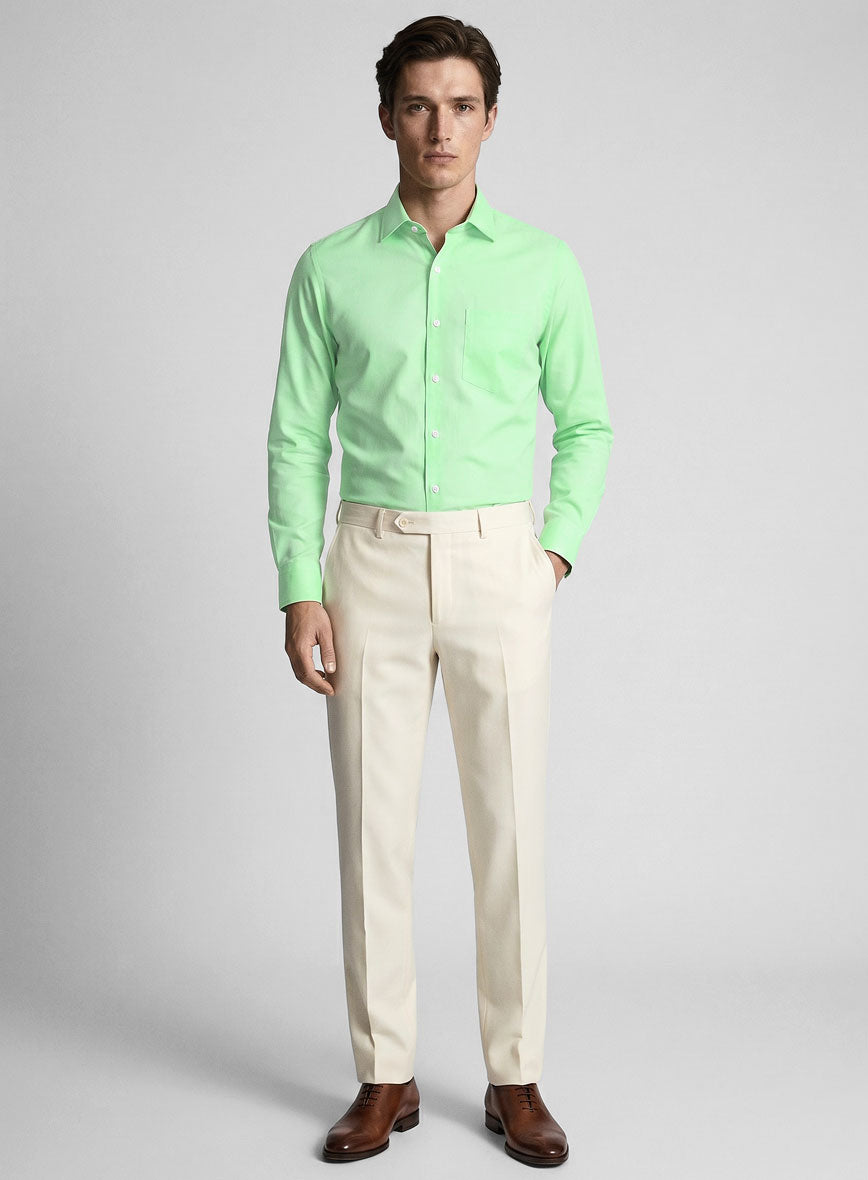 Giza Mint Green Cotton Shirt - StudioSuits