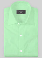 Giza Mint Green Cotton Shirt - StudioSuits