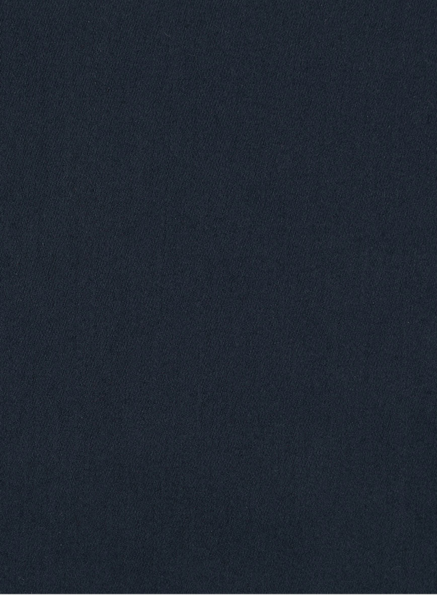 Giza Navy Blue Cotton Shirt - StudioSuits