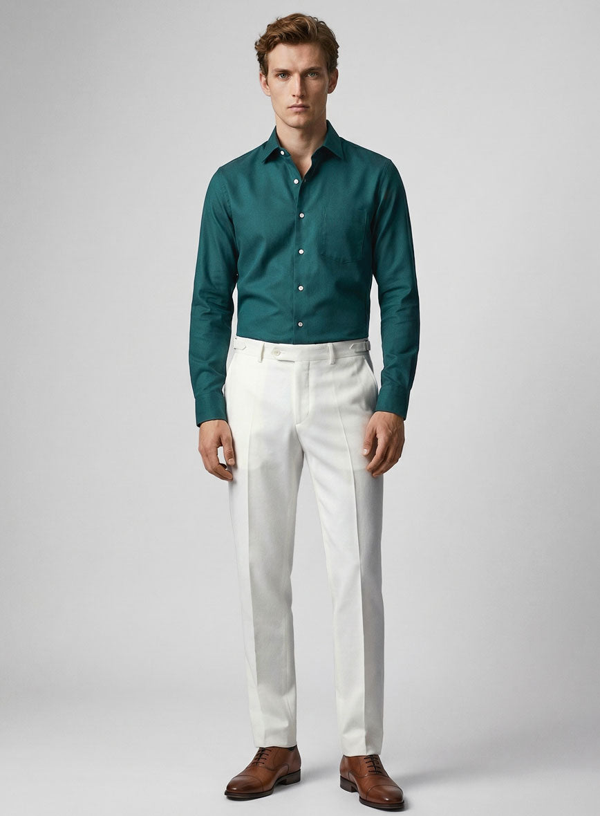 Giza Teal Cotton Shirt - StudioSuits