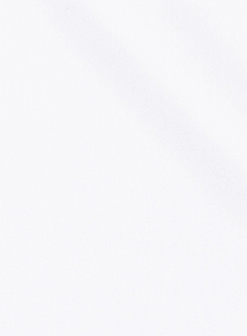 Giza White Cotton Shirt - StudioSuits