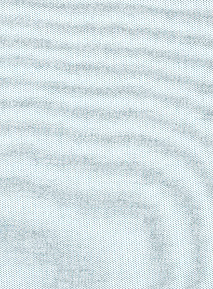 Glacier Silver Dobby Cotton Lycra Shirt - StudioSuits