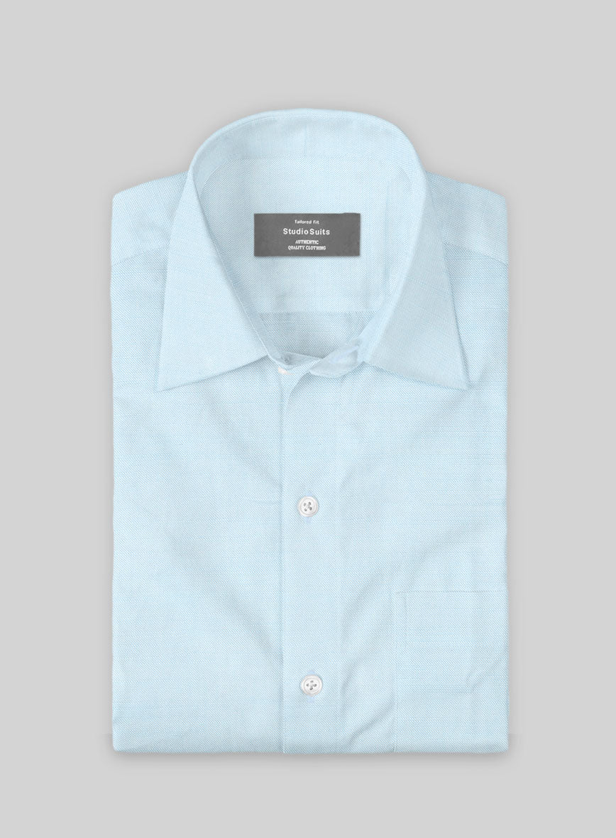 Glacier Weave Cotton Shirt - StudioSuits