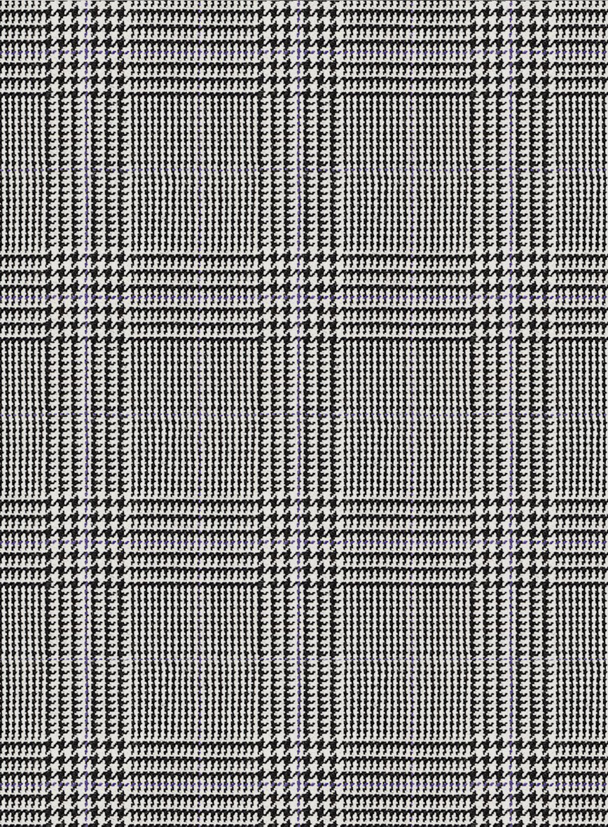 Glen Wool Light Gray Jacket - StudioSuits