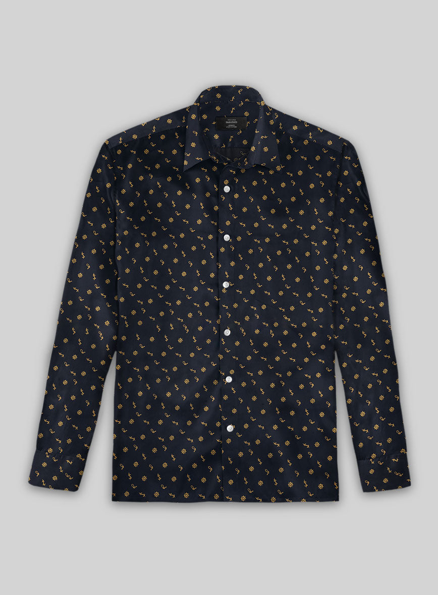 Golden Helm Cotton Shirt - StudioSuits