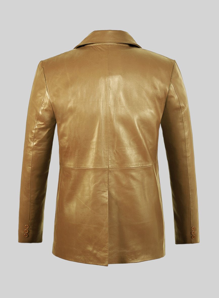 GOLD レザージャケット Gold Leather Pea Coat – StudioSuits