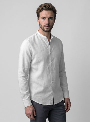 Grandad Collar Shirt - StudioSuits