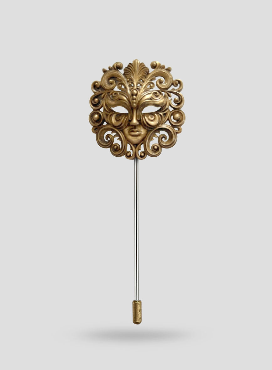 Grand Masquerade Lapel Pin - StudioSuits