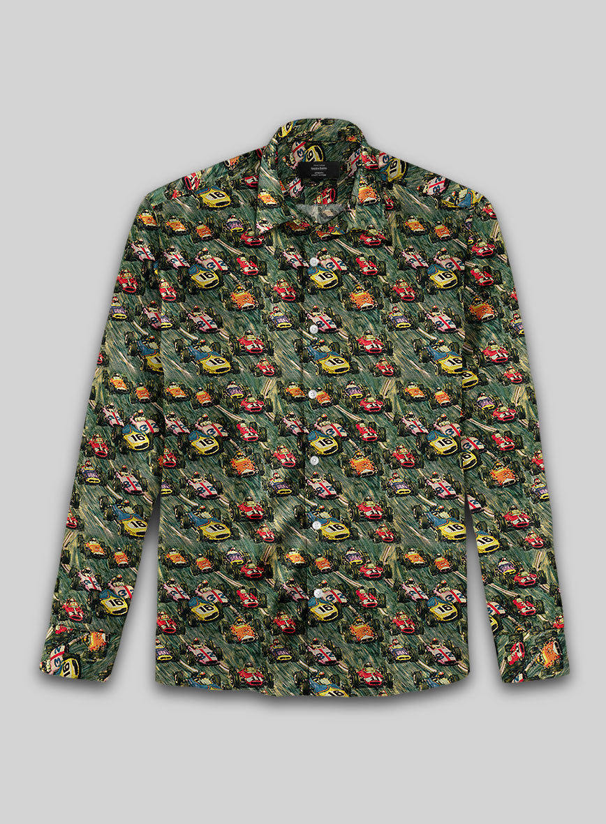 Gran Premio Silk Cotton Shirt - StudioSuits