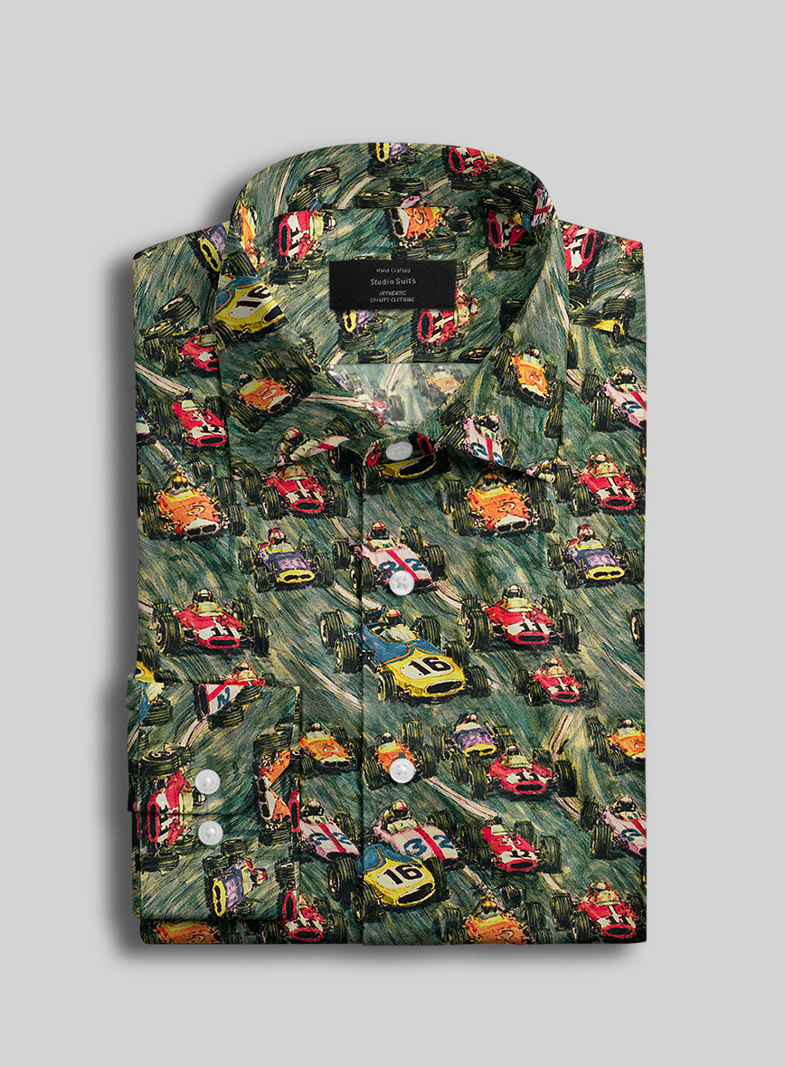 Gran Premio Silk Cotton Shirt - StudioSuits