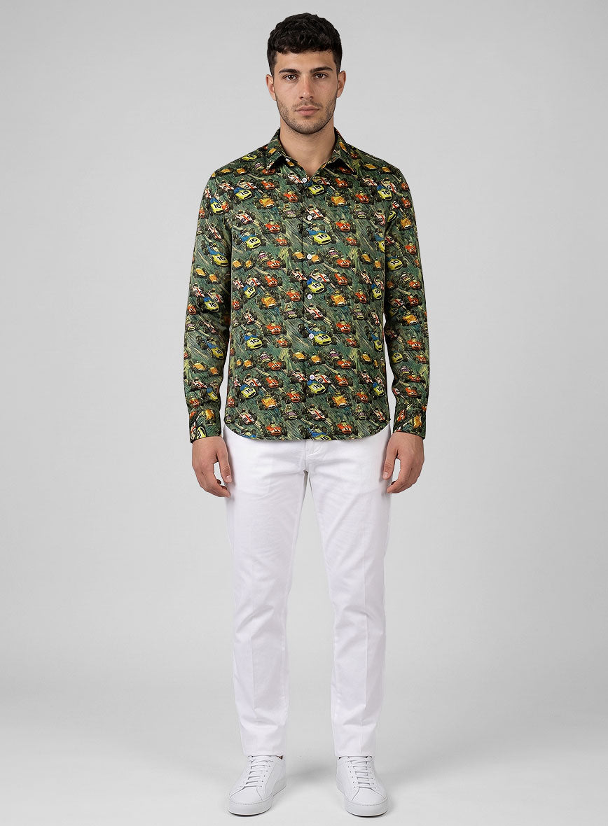 Gran Premio Silk Cotton Shirt - StudioSuits