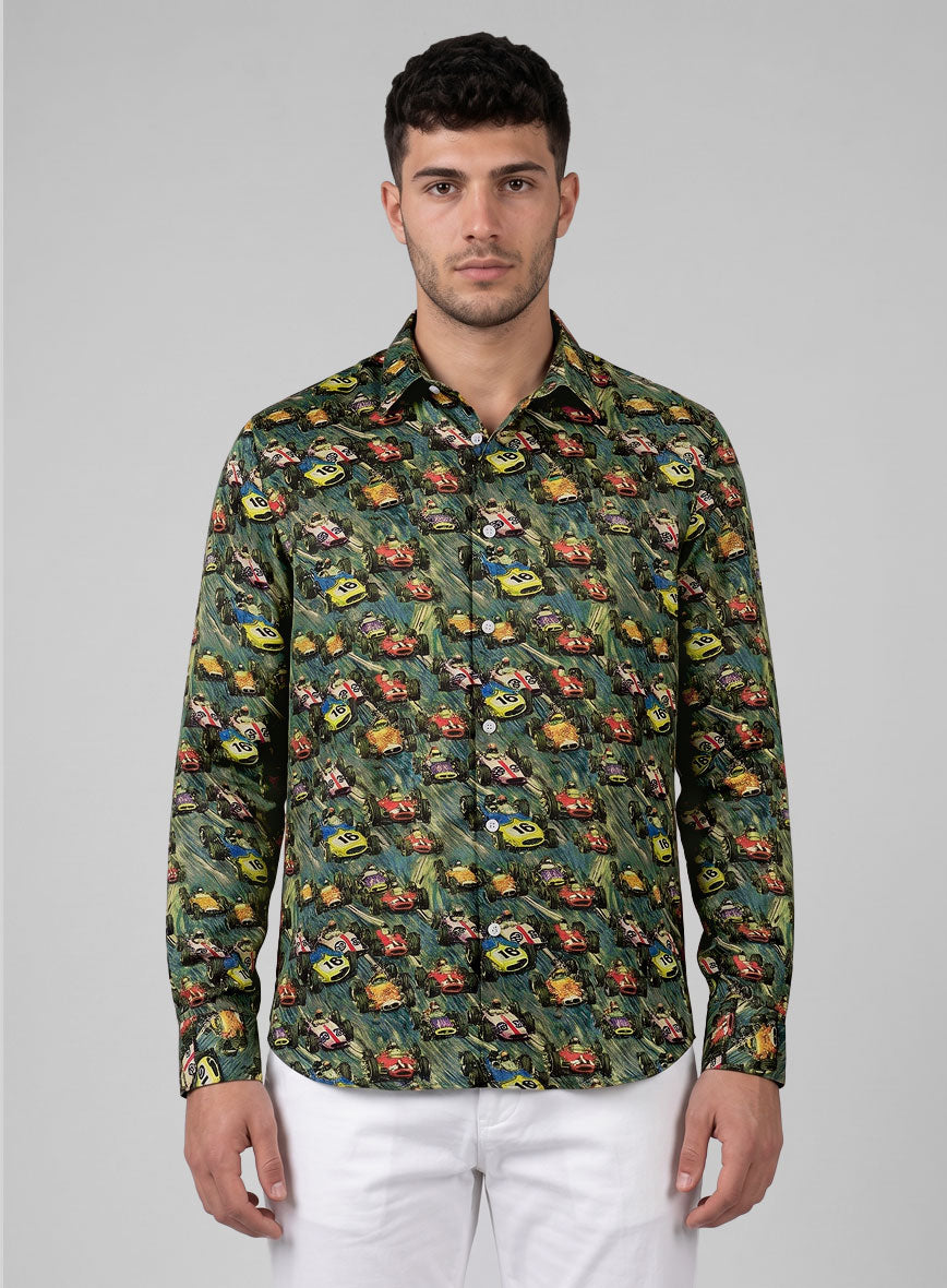 Gran Premio Silk Cotton Shirt - StudioSuits