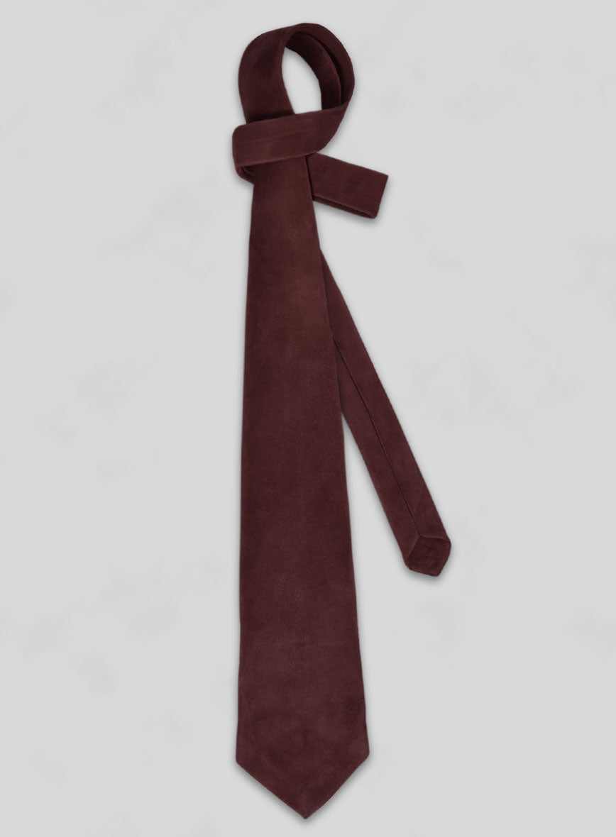 Grapevine Suede Leather Tie - StudioSuits